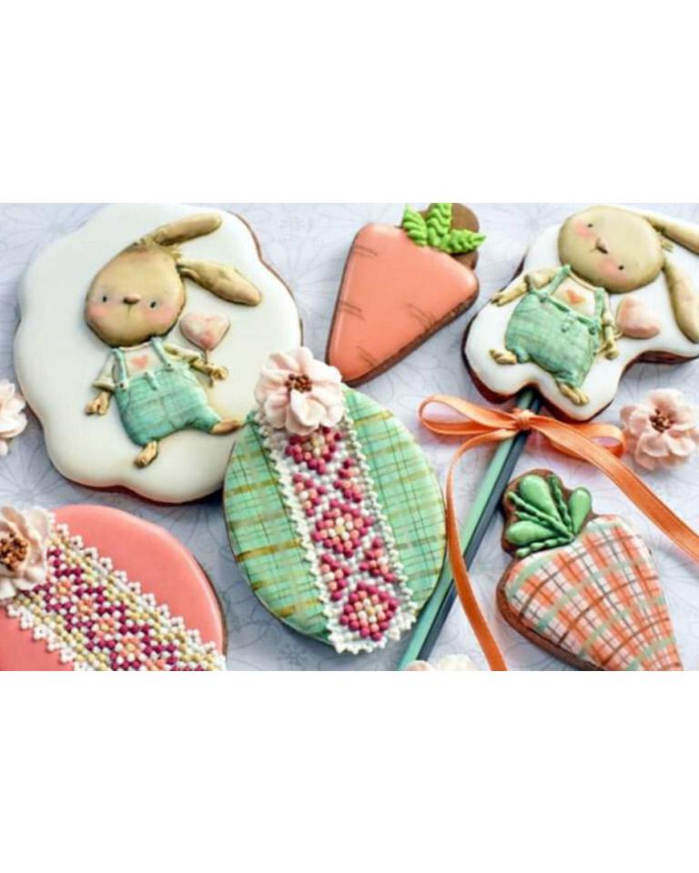Corso Royal Icing Fluffy Bunny con tecniche 3D e Needlepoint