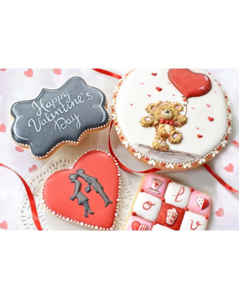 San Valentino: corso Royal Icing con painting e volumi